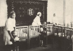 Детская палата в годы войны. Канск