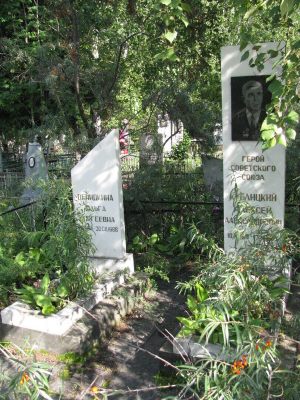 Могила Кублицкого А.А. на Абанском кладбище