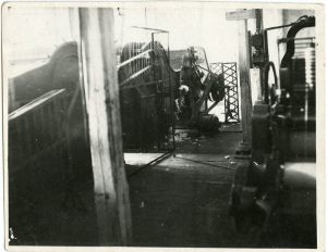 Трепальные машины на пл. Коростелева. Январь 1943 г.